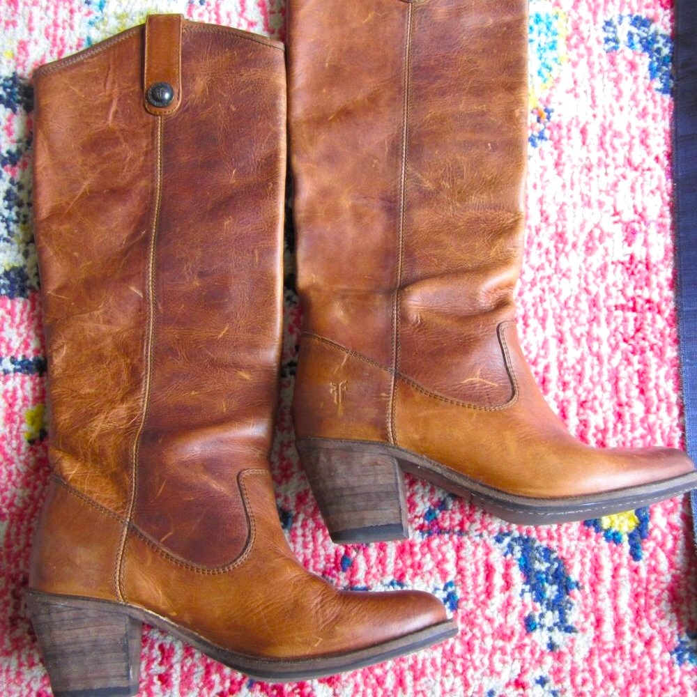 Frye Jackie Button Leather Boot - image 1